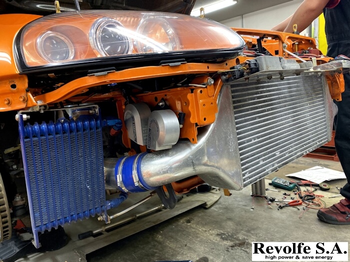 ラジエター冷却ファンの電動化 – トヨタ・スープラ（JZA80） » Revolfe