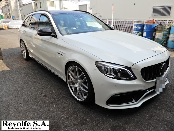 20201107_ベンツ_C63s_マフラー_05